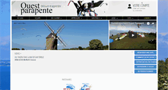 Desktop Screenshot of ouestparapente.com